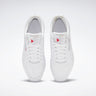 Classic Leather Shoes White/White/Pure Grey 3