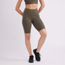 Lux High-Rise Bike Shorts Grout