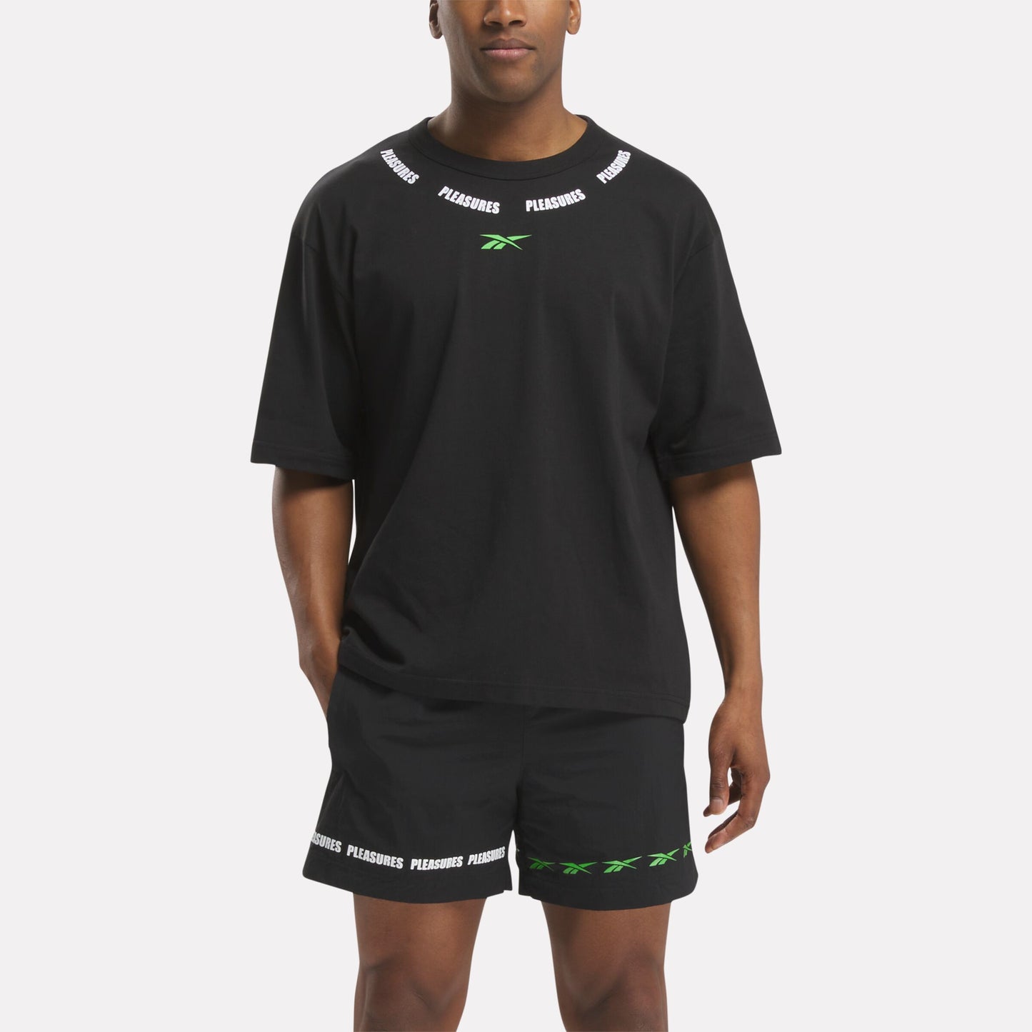 Reebok x PLEASURES Tee Black