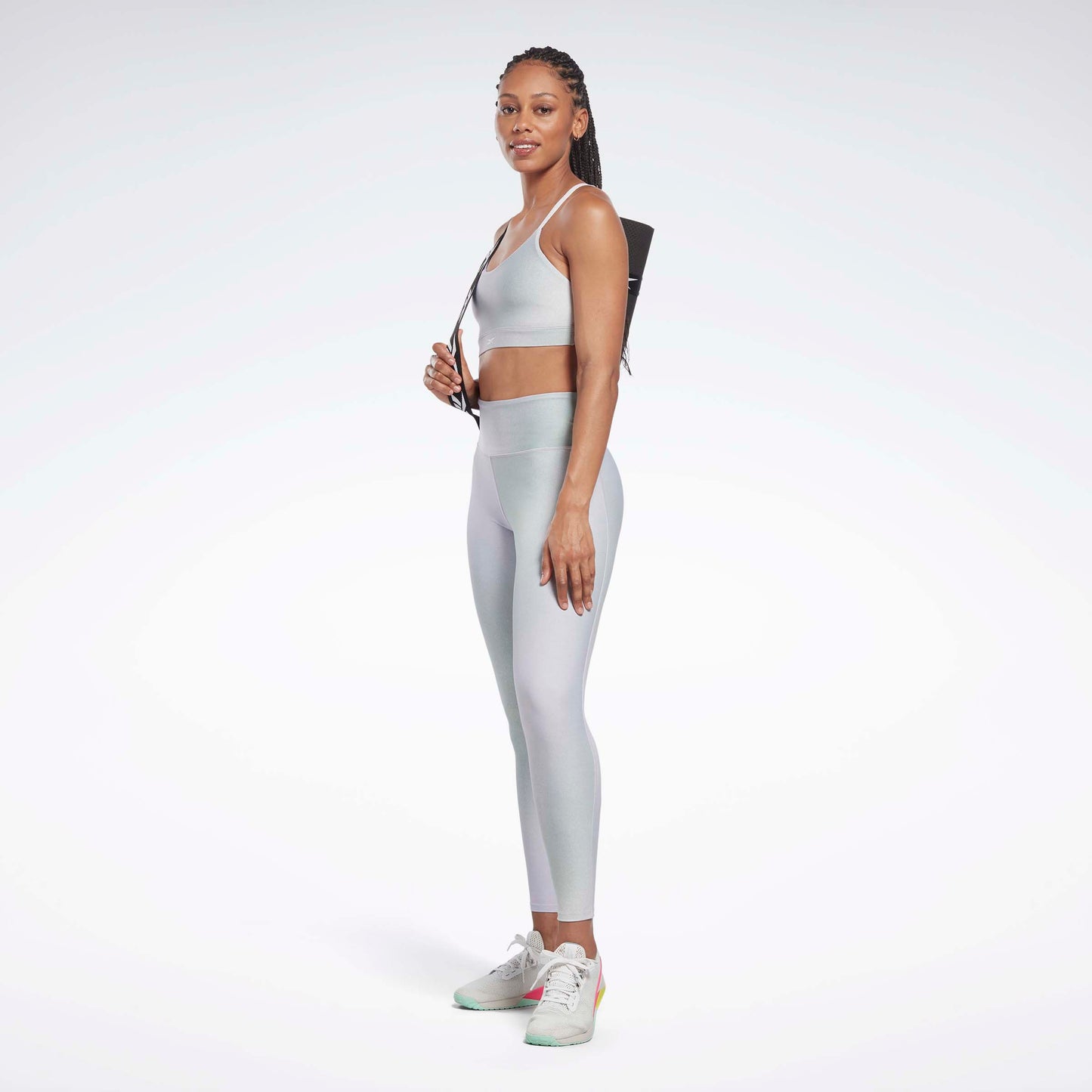 Yoga Strappy Bra Purple Oasis