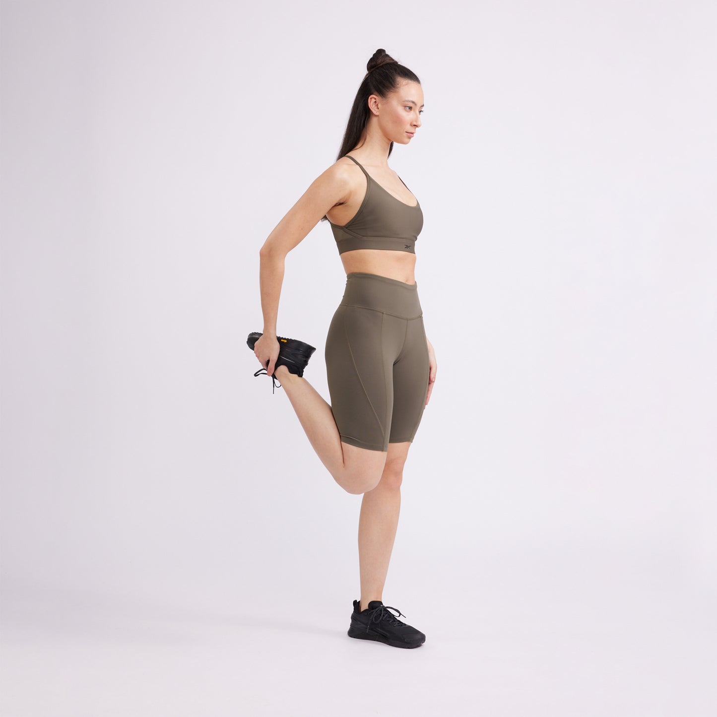 Lux High-Rise Bike Shorts Grout