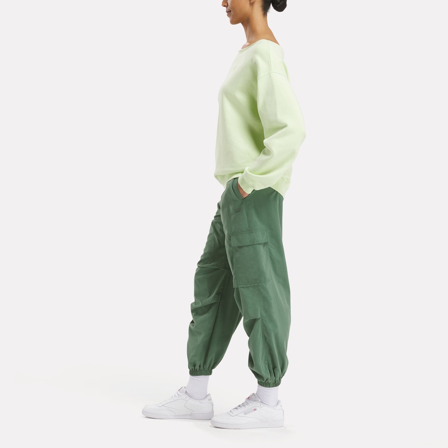 Wardrobe Essentials Cargo Pants Escape Green