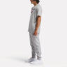 Reebok Id Stacked Logo T-Shirt Mgreyh/Vectornavy/Vectorred