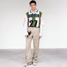 Reverse Soccer Tee Striped Botter Striped Pink/Green