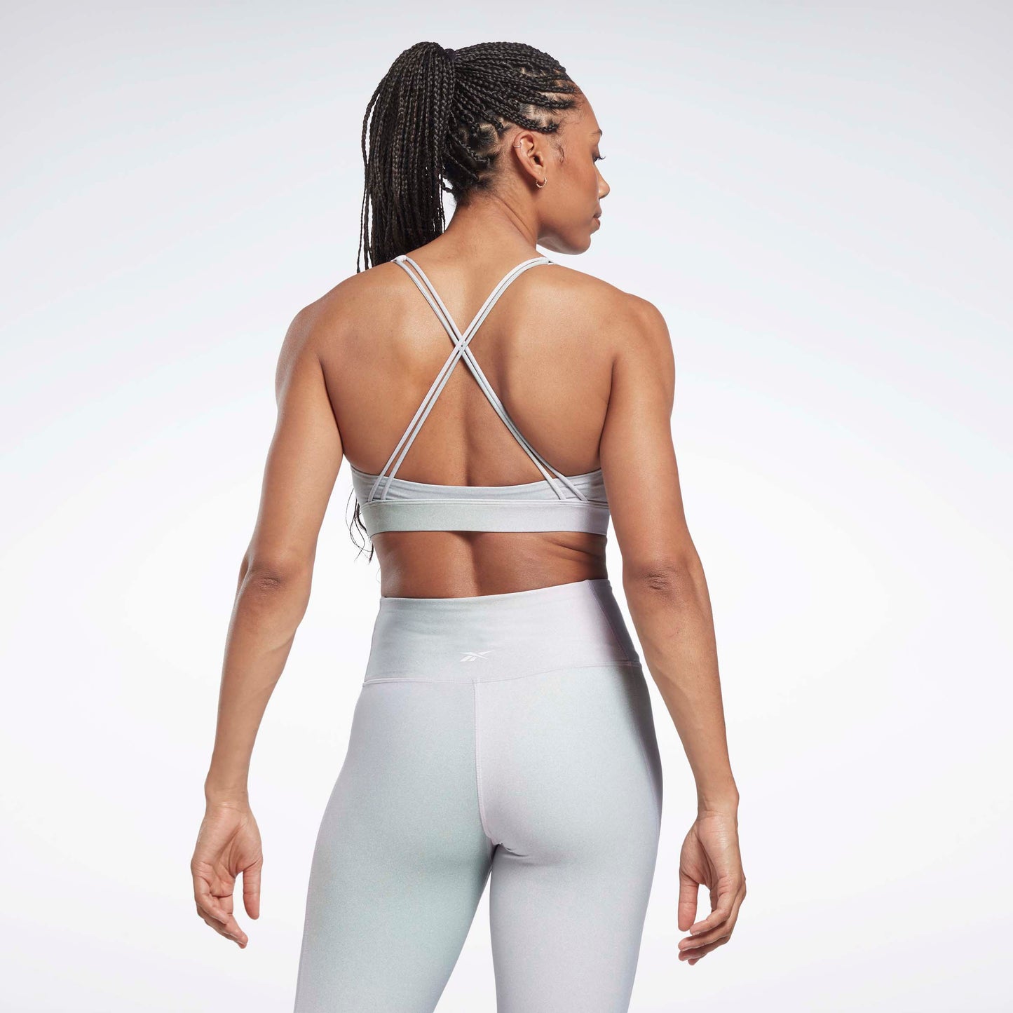 Yoga Strappy Bra Purple Oasis