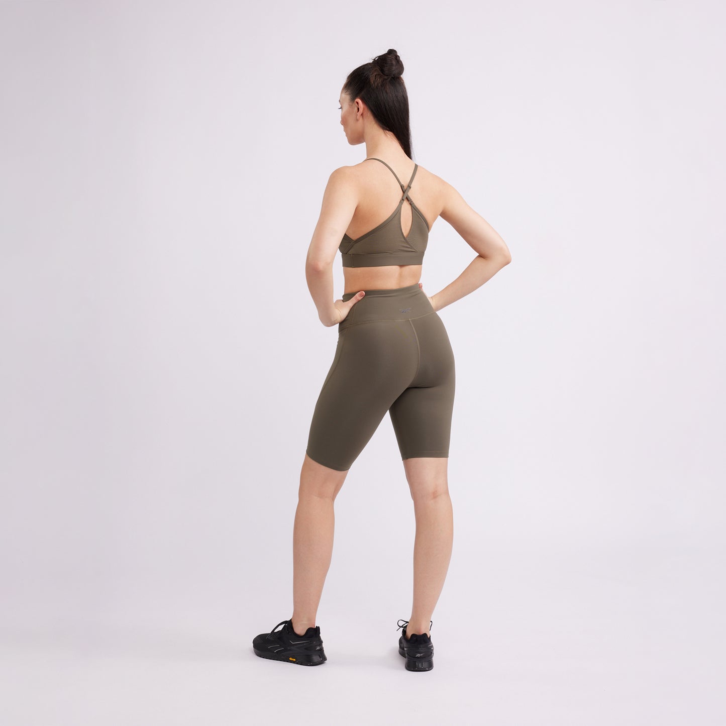 Lux High-Rise Bike Shorts Grout