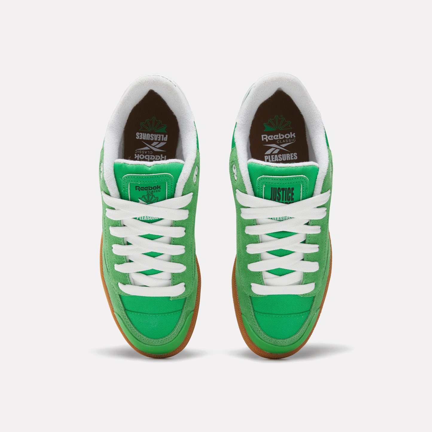 Reebok x PLEASURES Club C Bulc Sportgreen/Green/White