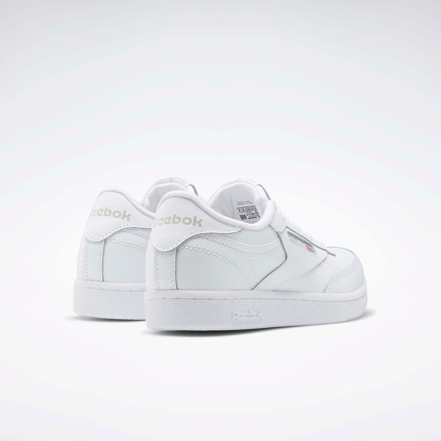 Club C Shoes - Grade School White/Sheer Grey-Int