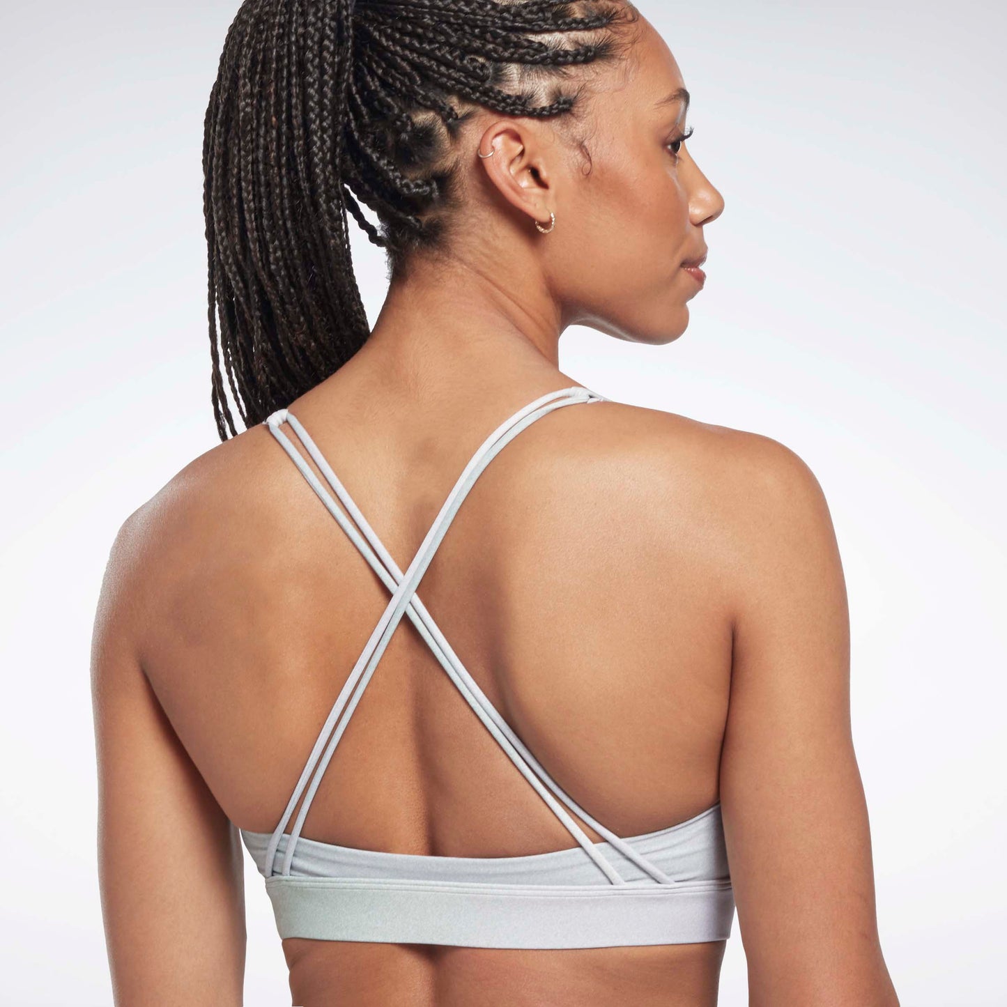 Yoga Strappy Bra Purple Oasis