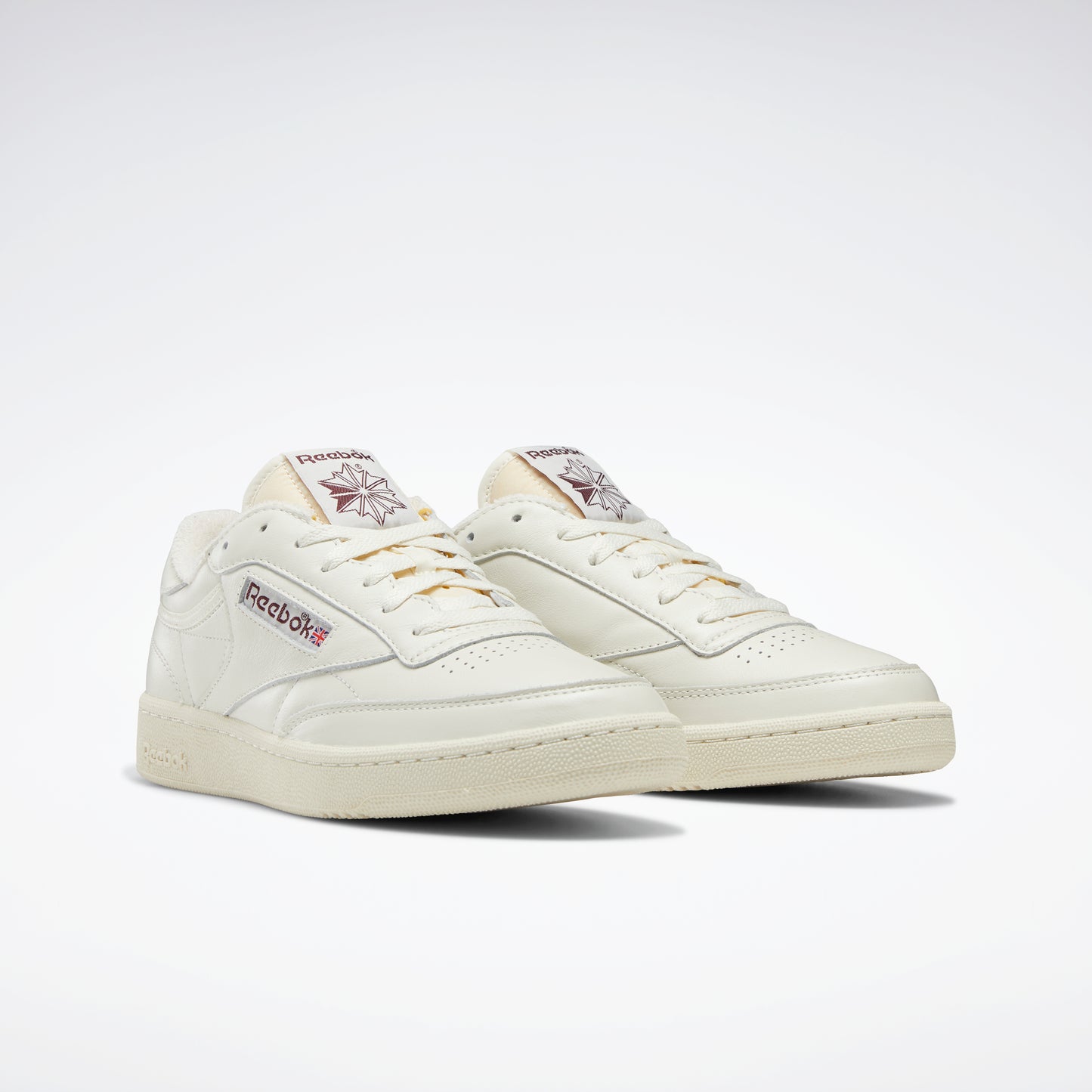 Club C 85 Vintage Shoes Chalk/Alabaster/Maroon