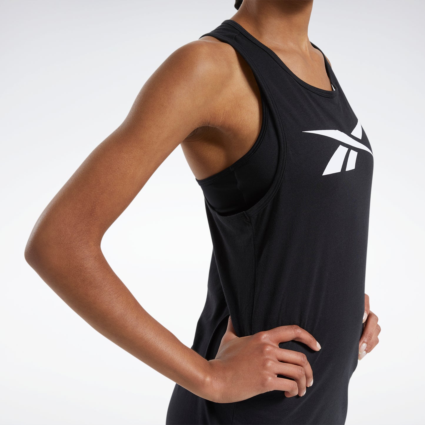 Training Essentials Graphic Tank Top Black