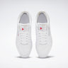 Classic Leather Shoes White/White/Pure Grey 3