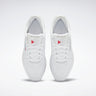 Classic Leather Shoes White/White/Pure Grey 3