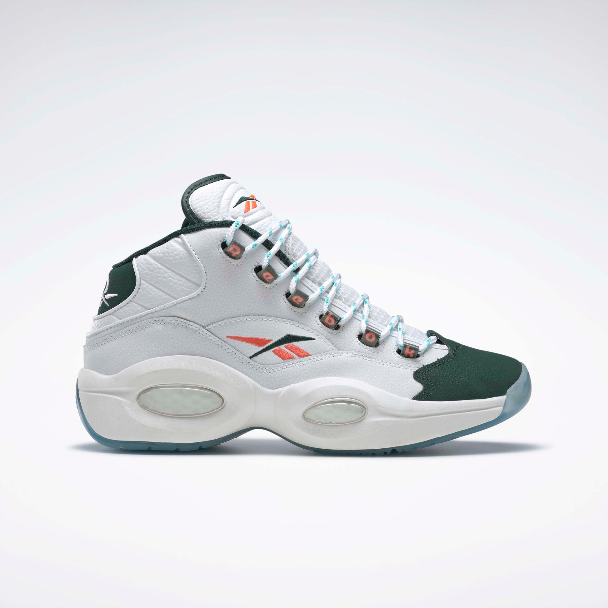 Green Mens Reebok Question Mid Reebok Question Mid Curreny “Jet