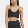 Reebok Lux Strappy Sports Bra Black