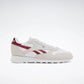 Classic Leather Shoes Pure Grey 1/Burgundy/White