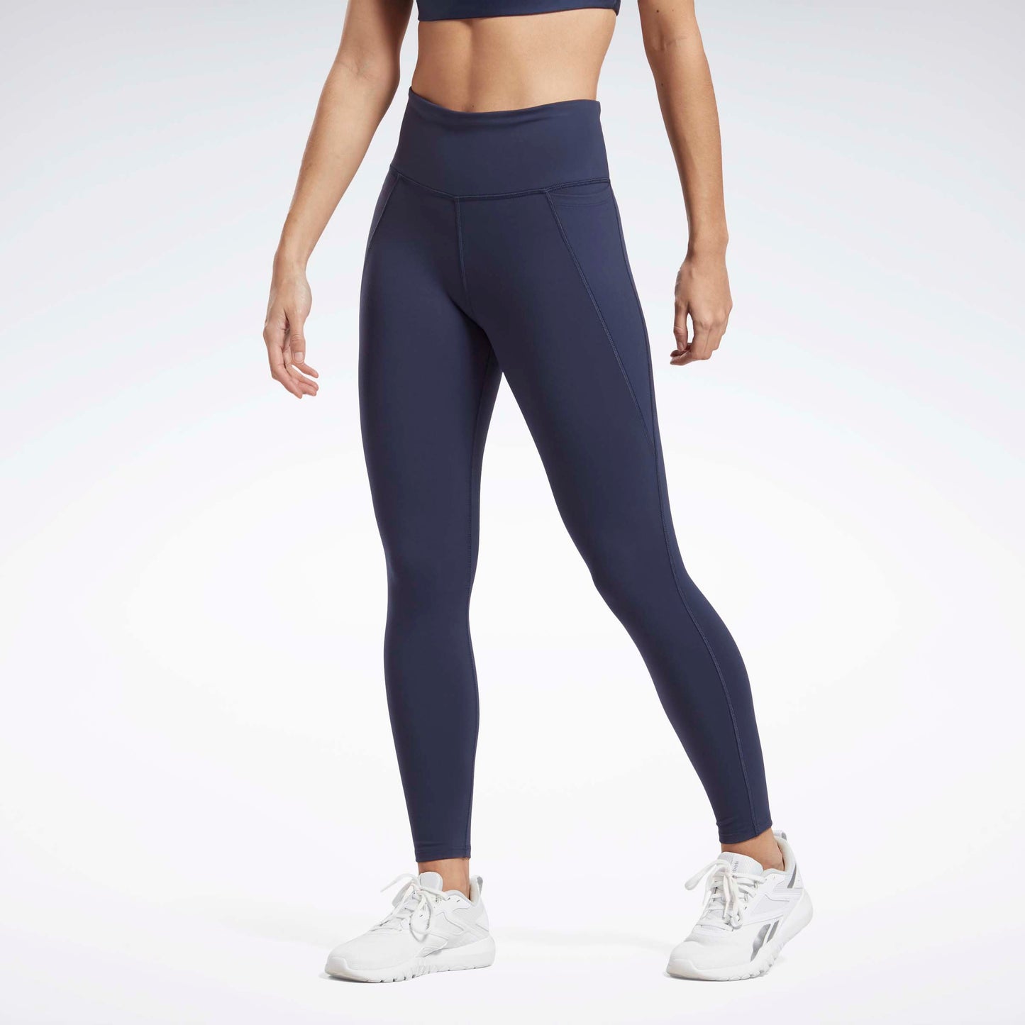 Lux High Waisted Leggings - Navy – Physiq Apparel