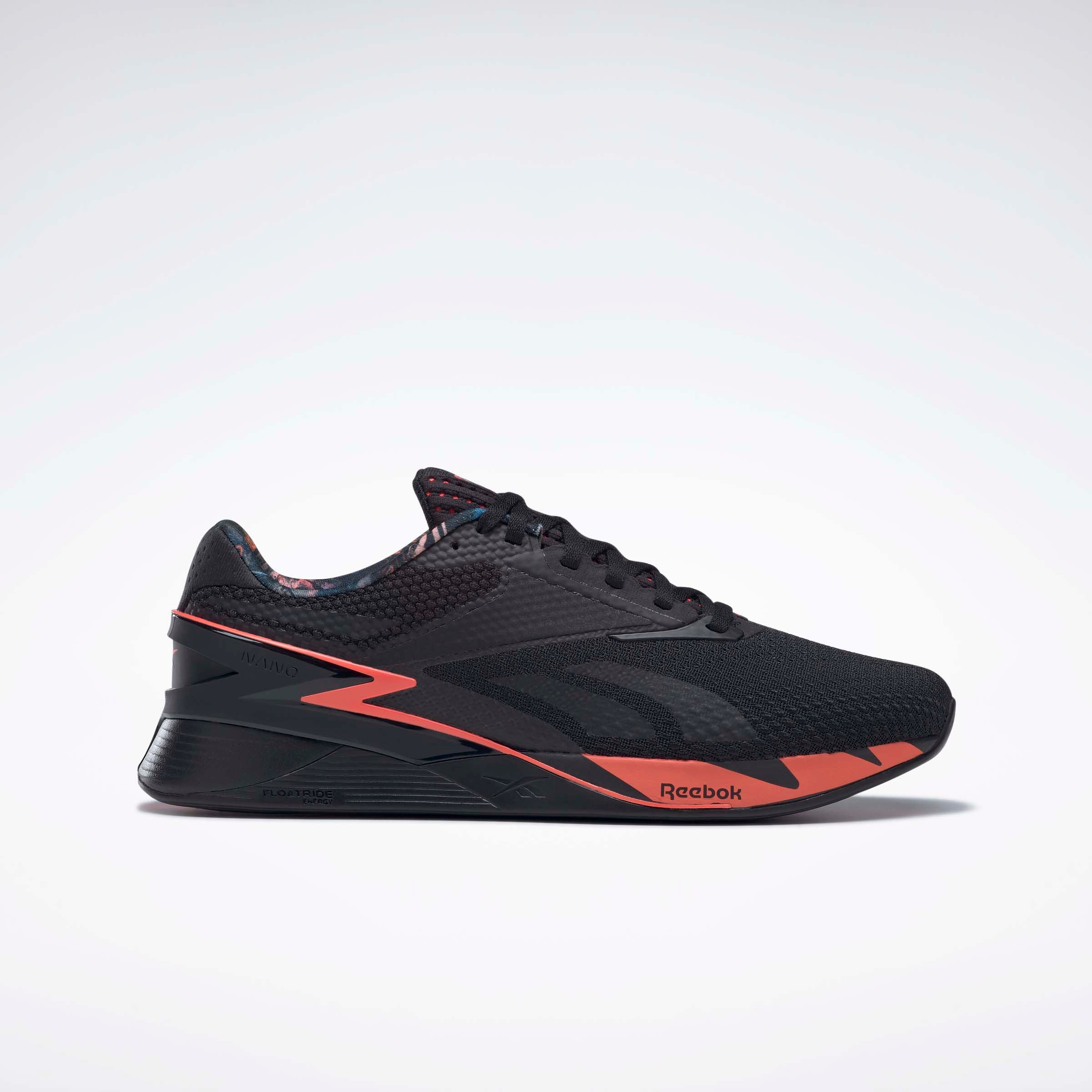 Nano X3 Men's Shoes Black/Orange Flare/Pure Grey 3 – Reebok Australia