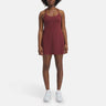Lux Strappy Dress Classic Maroon
