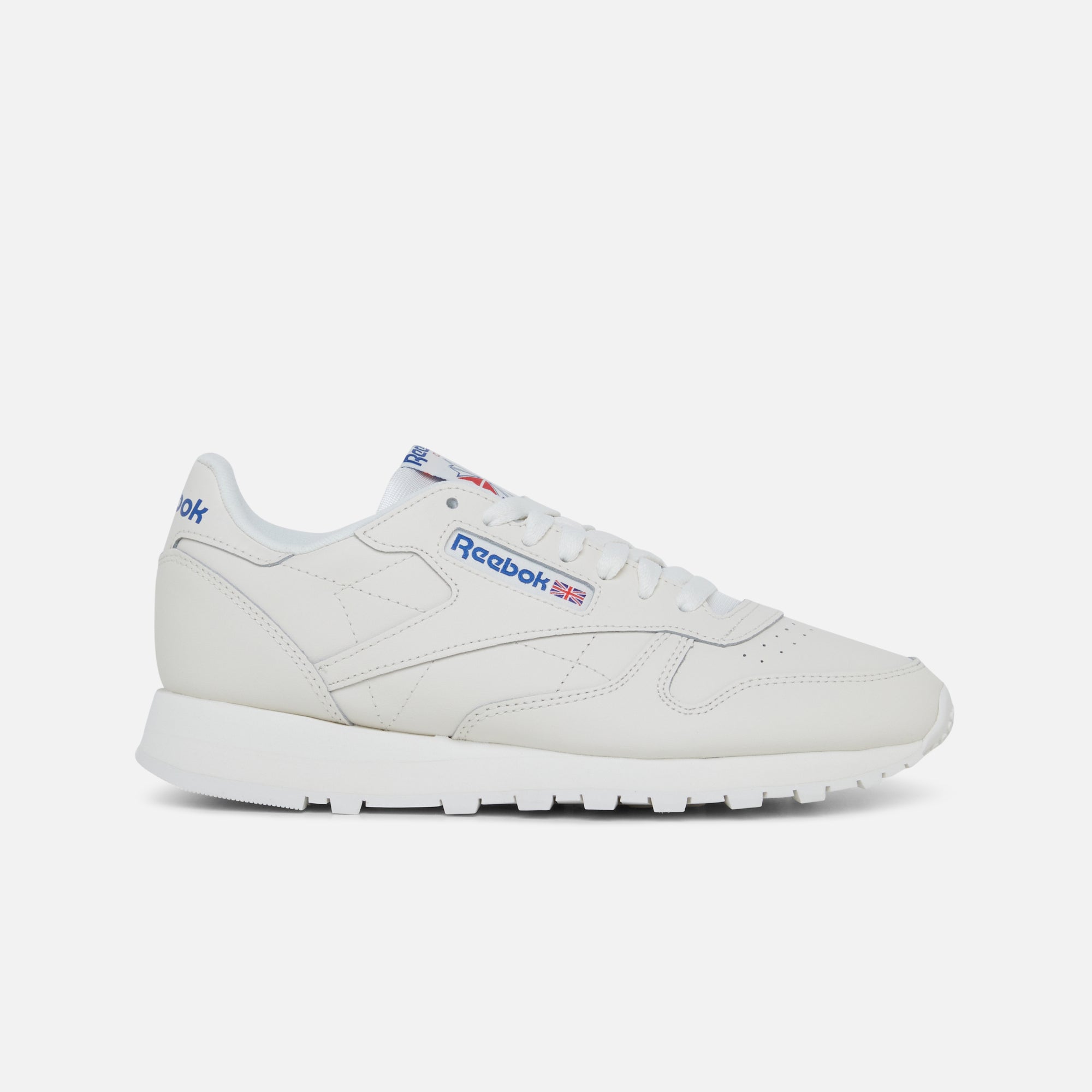 Classic Leather Shoes Chalk/Vector Blue/Vector Red – Reebok Australia