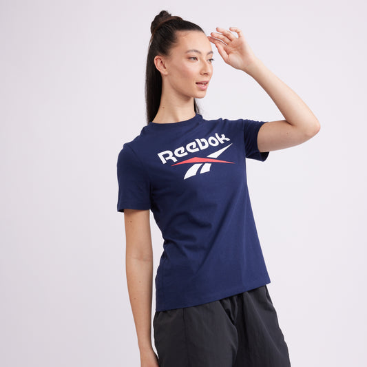 reebok dri fit t shirt womens blue