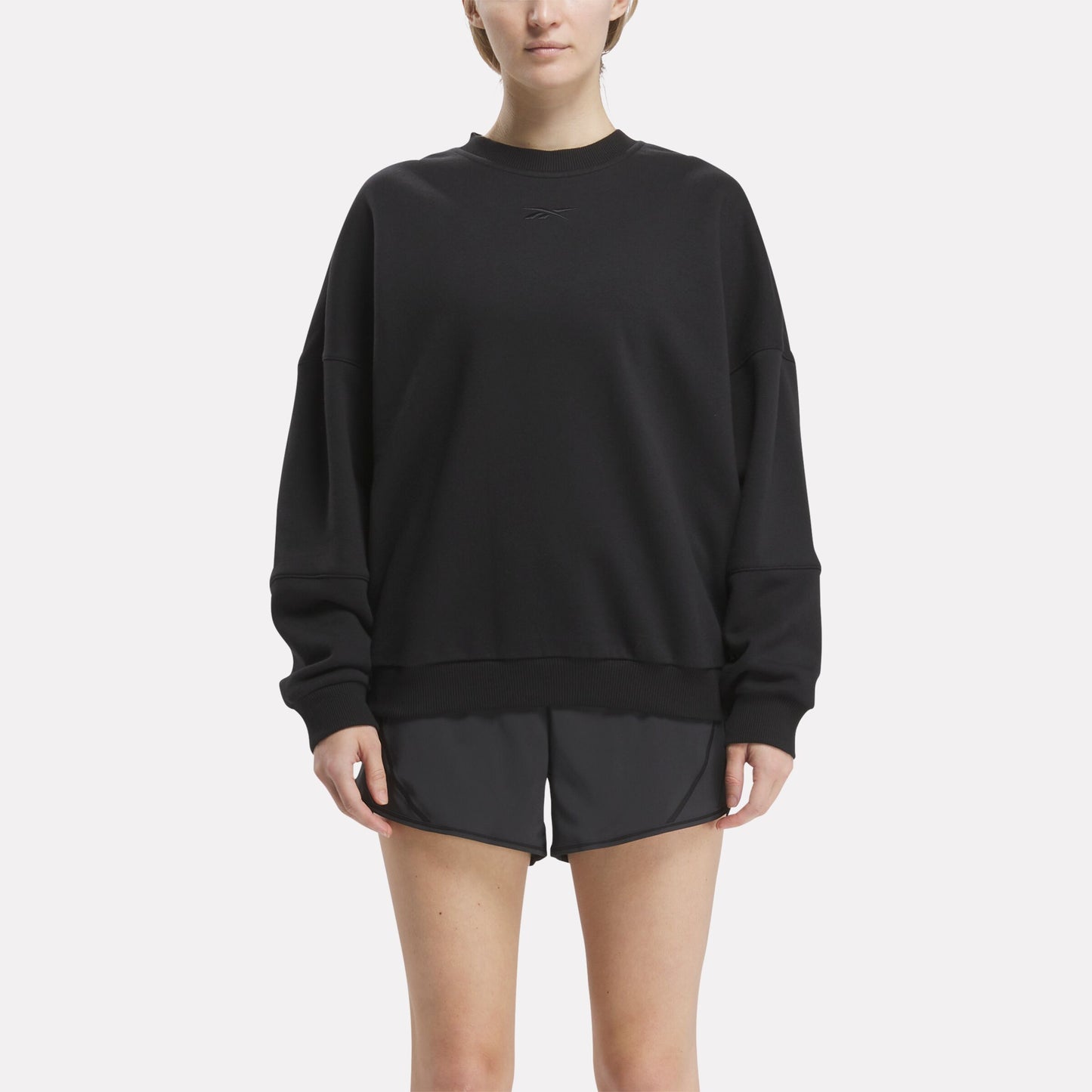 Lux Oversized Crew Black