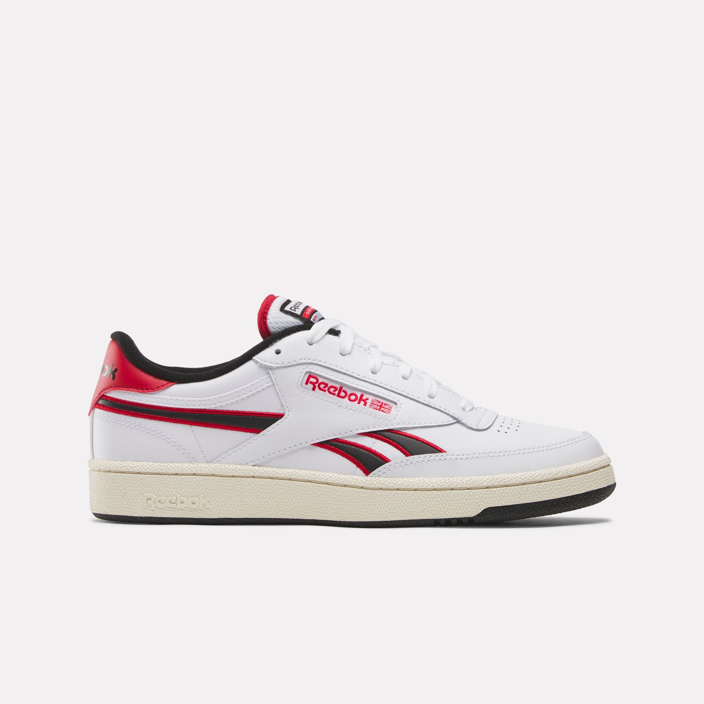 Reebok shoes white and red online