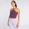 Criss Cross Tank Midnight Plum