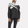 Open Hem Vector Track Jacket Night Black