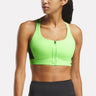 Lux Front-Zip High Impact Bra Solar Lime