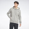 Ri Sl Fleece Fz Mgrey Heather/Vector Red