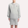 Reebok Identity French Terry Logo Pullover Hoodie Mgrey Heather/Vector Red
