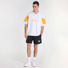 Hoopwear Jersey Tee White/Electric Amber