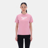 Graphic Print Crew Neck Dusty Rose