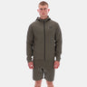 Core Zip Through Hoody Army Green