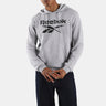 Victor Big Logo Pullover Hoody Light Grey Marl