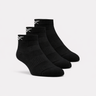 3-Pack Sports Essentials Ankle Socks Black