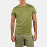 Id Train Ss Tech Tee Grit Green