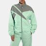Women's Icon Open Hem Tracktop Inverted Aqua/Grey 3