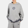 Lawn Club Oversized Hoodie Light Grey Marl
