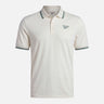 Solid Performance Polo Chalk/Deep Sea/Metal Green