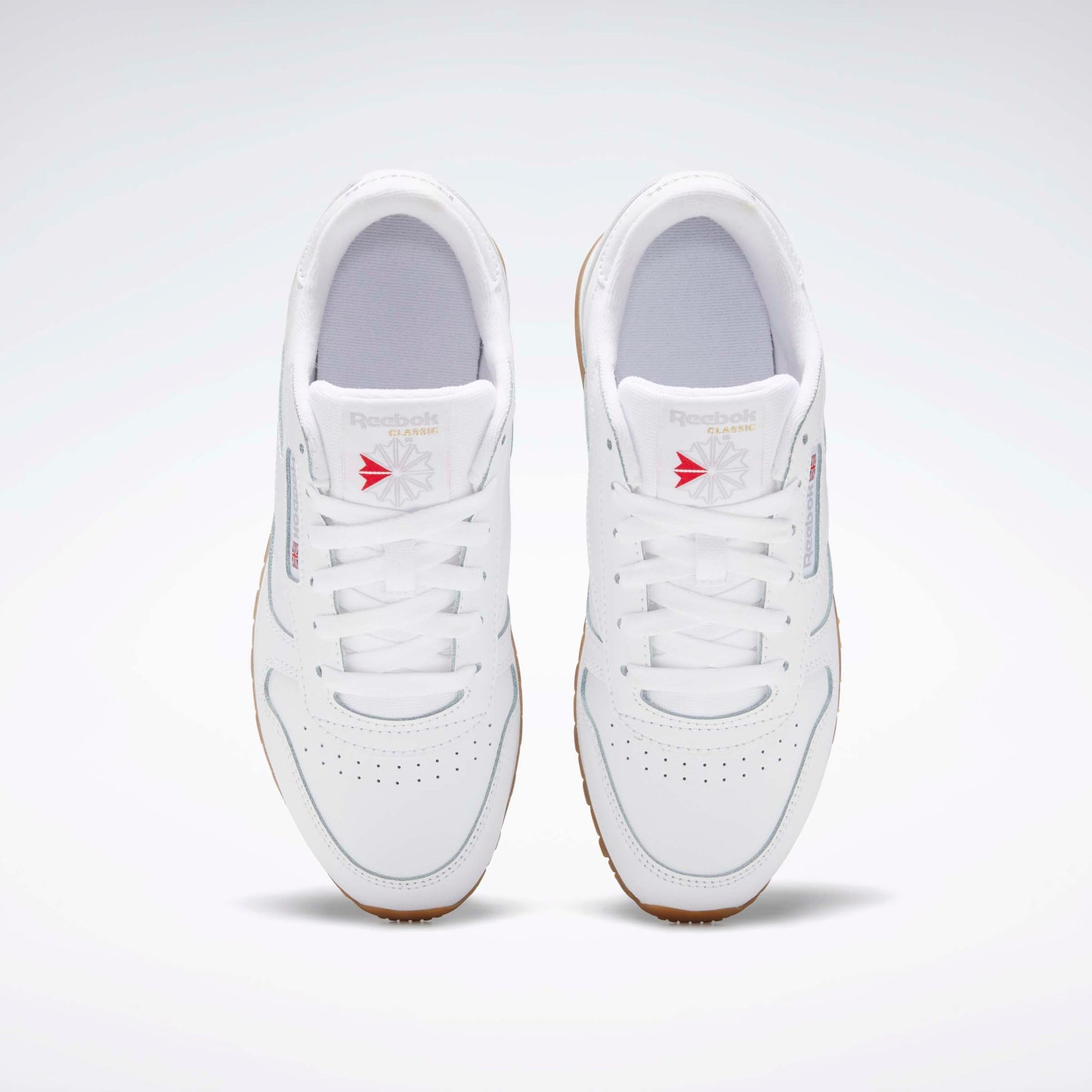 Classic Leather Shoes - Big Kids White/White