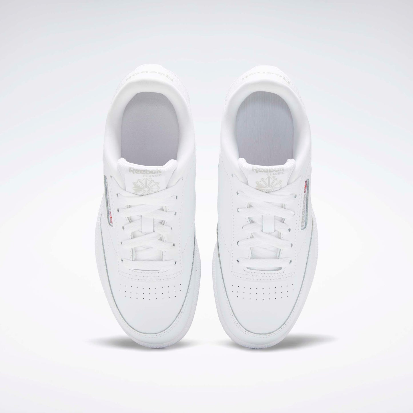 Club C Shoes - Grade School White/Sheer Grey-Int