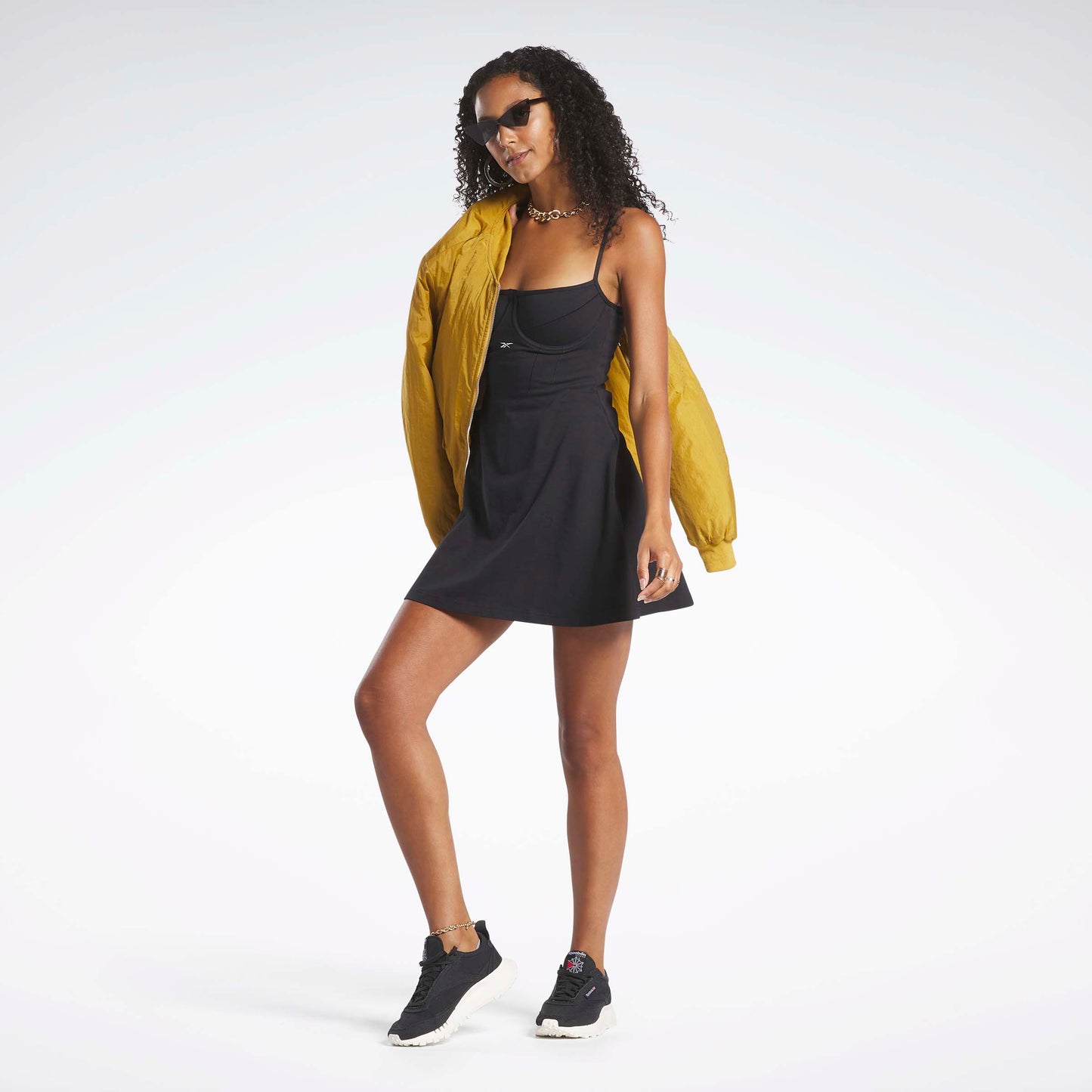 Reebok Classics Slim Cotton Dress Black