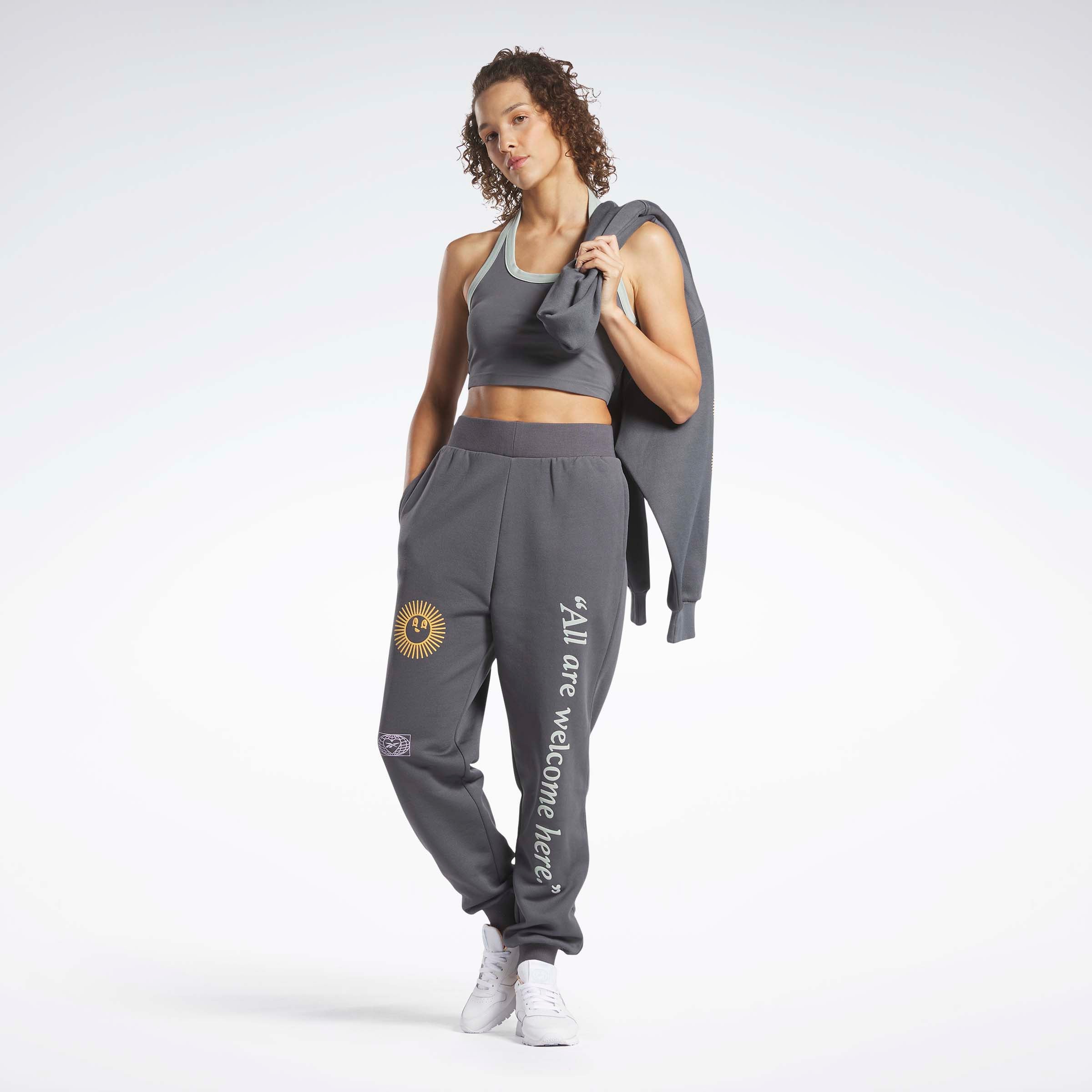 Graphic on sale joggers womens