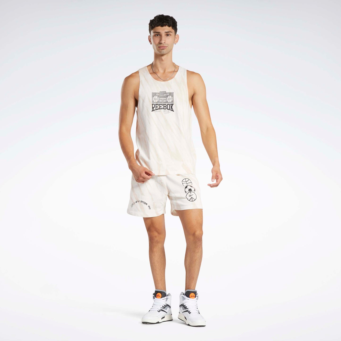 Classics Block Party Tank Top Chalk