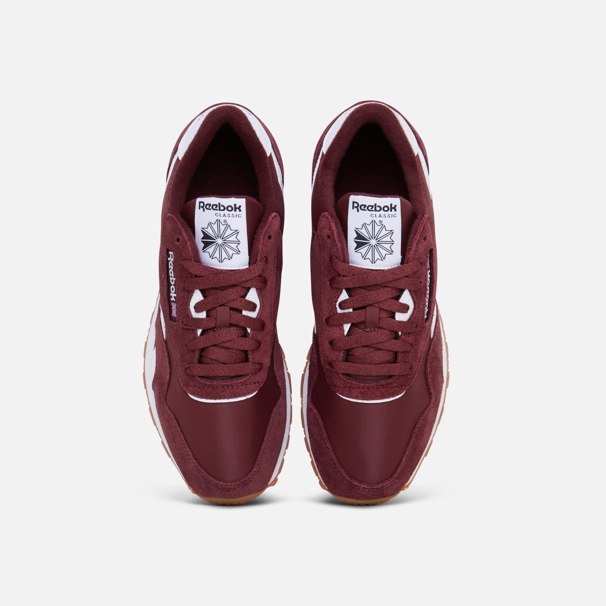 Maroon reebok classics hotsell