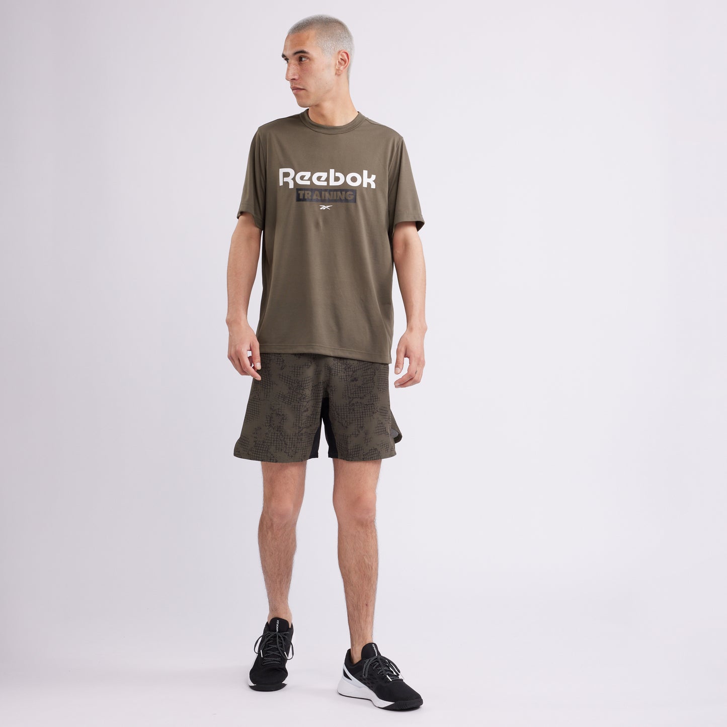 Strength 3.0 Aop Short Army Green