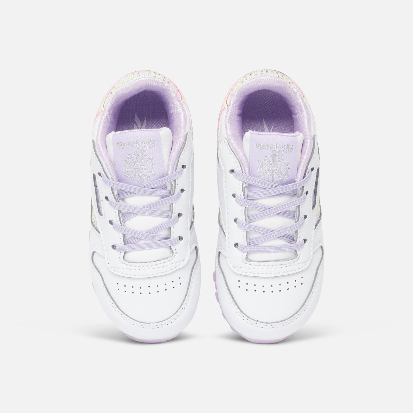 Classic Leather Step N Flash White/Purple Oasis/Silver Met.