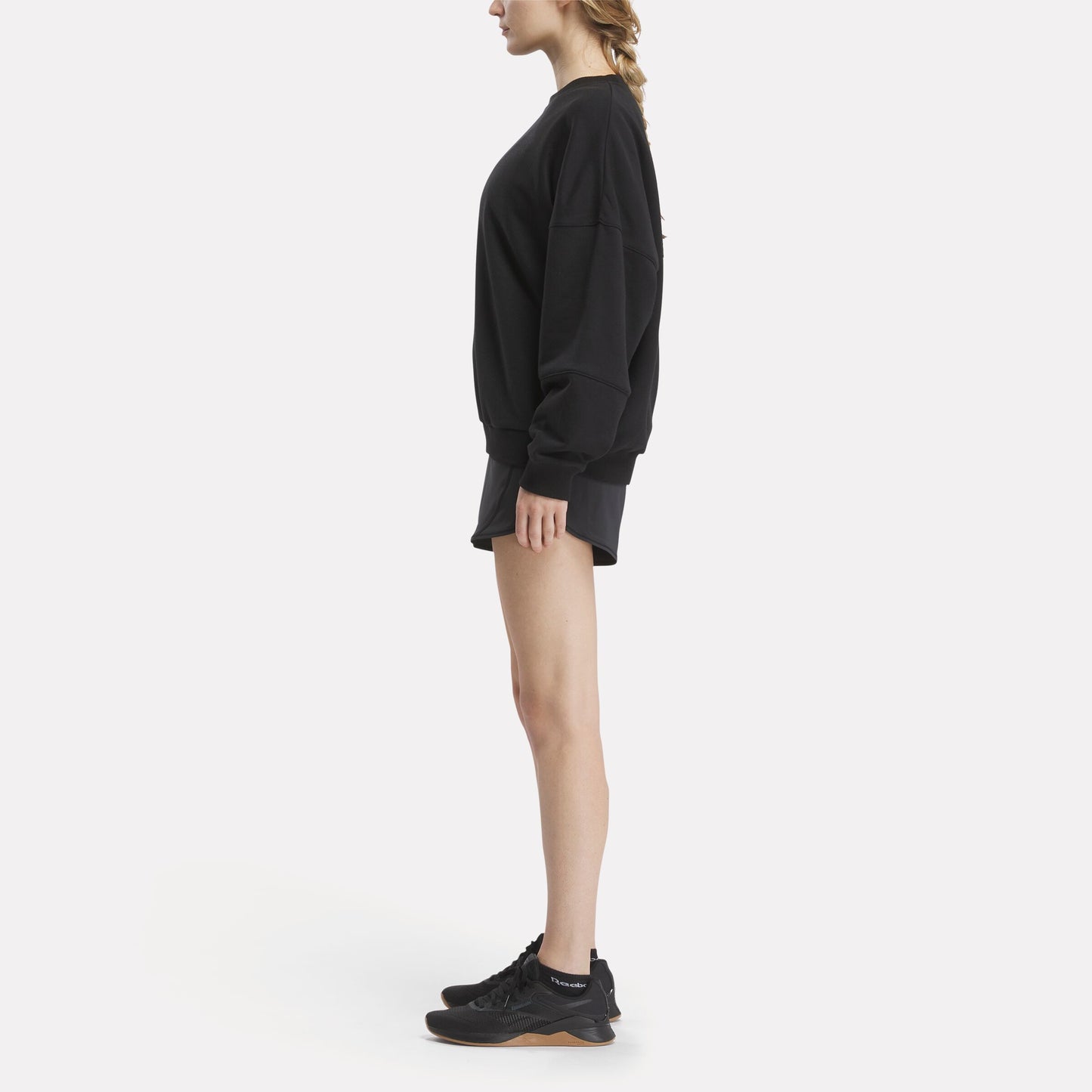 Lux Oversized Crew Black